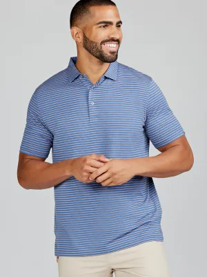 Cloud Lightweight Polo Brookline Stripe