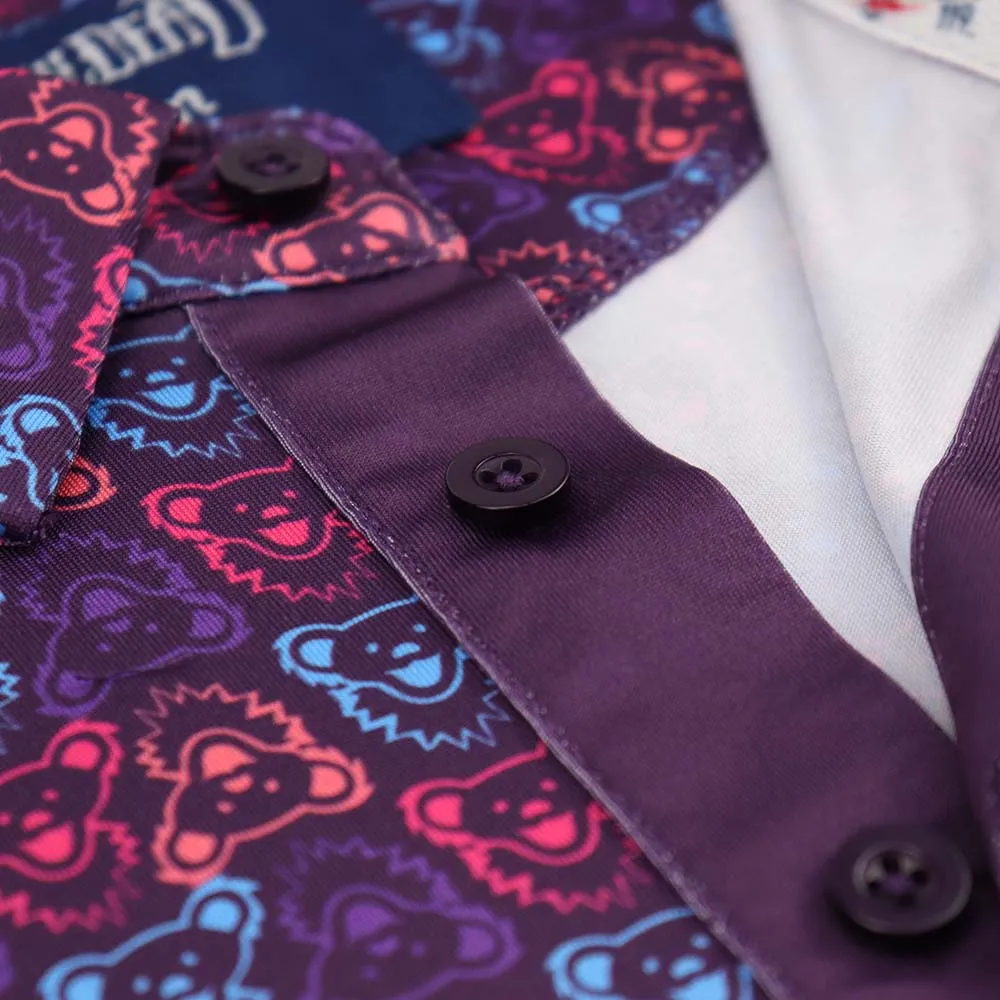 Grateful Dead | Performance Polo | Purple Bears