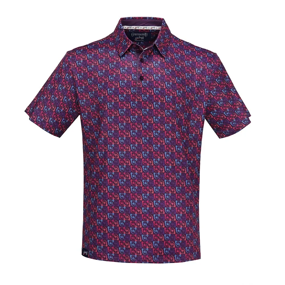 Grateful Dead | Performance Polo | Purple Bears