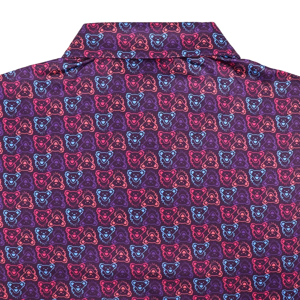 Grateful Dead | Performance Polo | Purple Bears