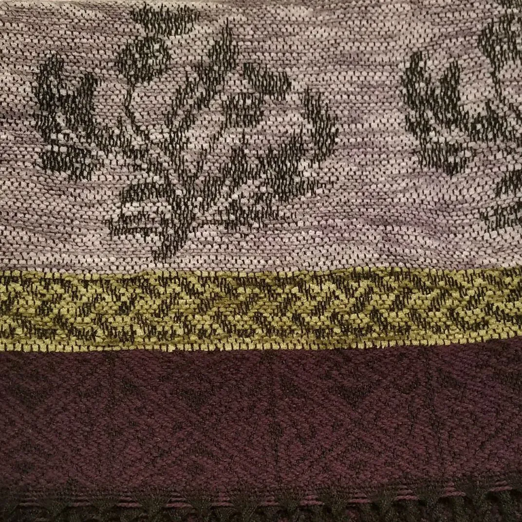 Handmade Scottish Scarf | Wool & Chenille Blend
