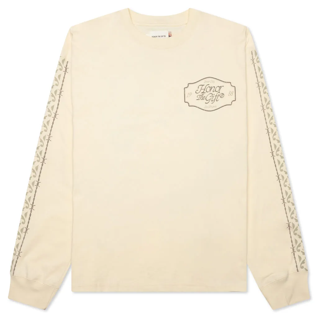 Holiday Honor the Gift Pattern L/S - Bone