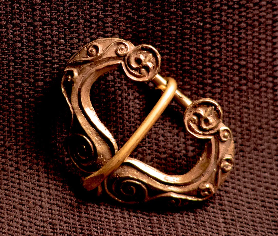 Saxon Stag Belt Buckle (1") - W11